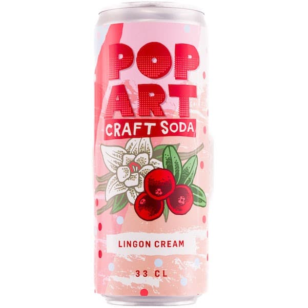 Hammars Bryggeri Pop Art Lingon Cream 33cl – från Hammars Bryggeri – 24 kr – hos Delitea