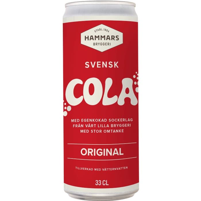 Hammars Bryggeri Svensk Cola 33cl – från Hammars Bryggeri – 25 kr – hos Delitea