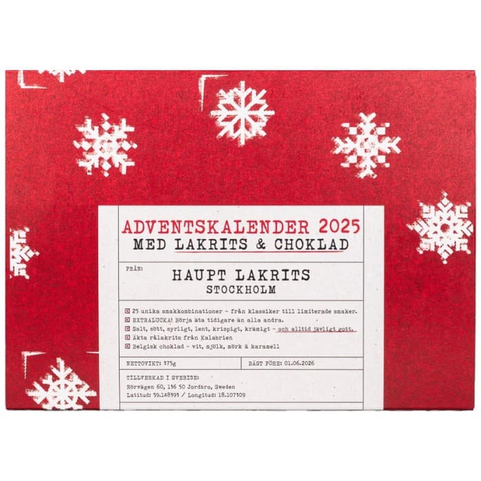 Haupt Adventskalender 2025 375g
