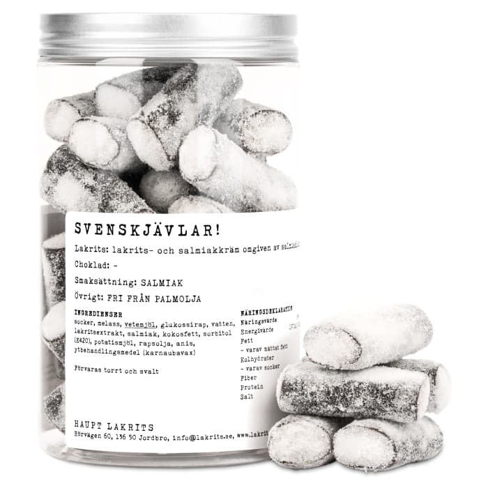 Haupt Lakrits Svenskjävlar! 250g