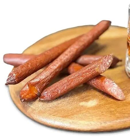 Heberleins Whiskey Ölkorv 100g – från Heberleins – 40 kr – hos Delitea