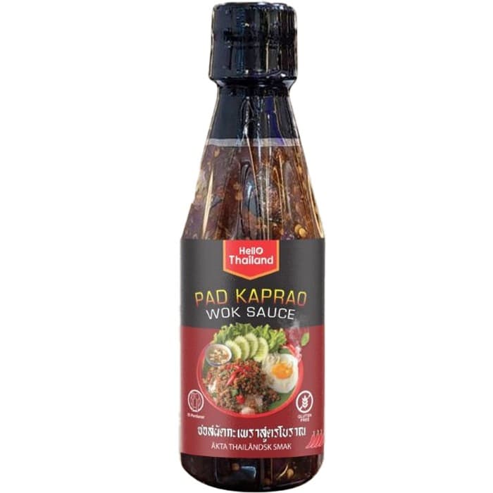 Hello Thailand Pad Kaprao Wok Sås Stark 250ml – från Hello Thailand – 56 kr – hos Delitea