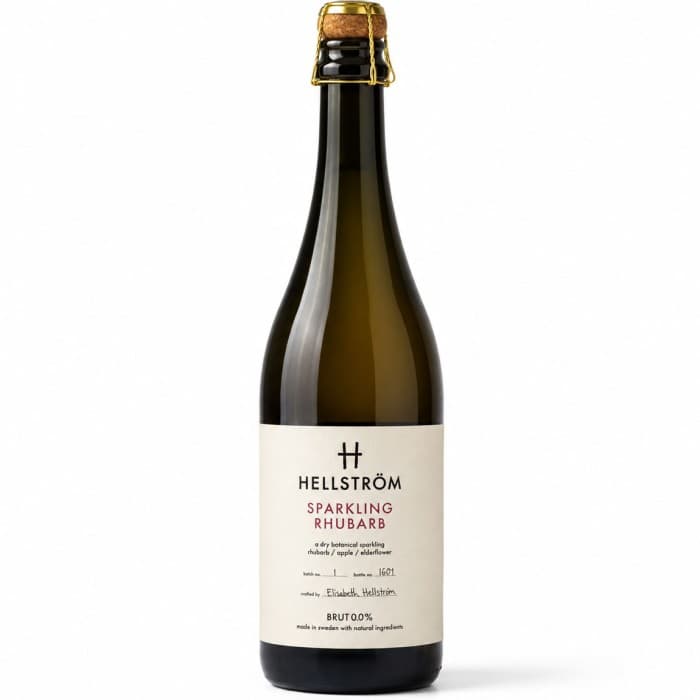 Hellström Sparkling Rhubarb Brut 0.0% 75cl från Hellström – köp hos Delitea