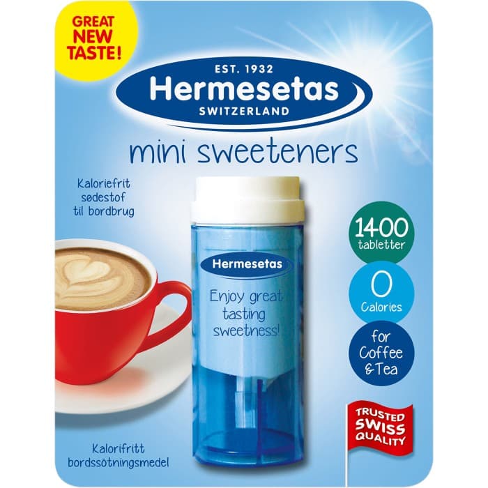 Hermesetas Sötningsmedel Mini Sweeteners 1400st från Hermesetas – köp hos Delitea