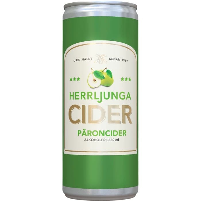 Herrljunga Cider Päroncider Alkoholfri 33cl