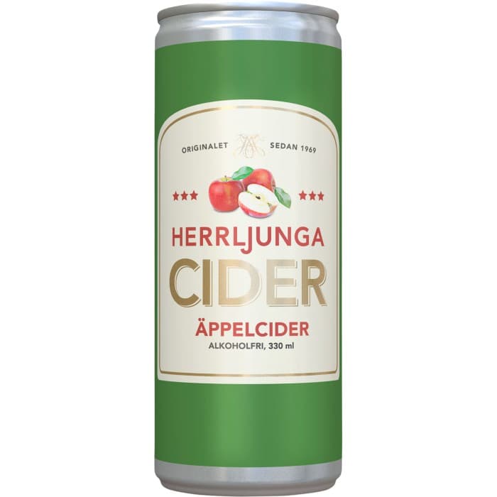 Herrljunga Cider Äpplecider Alkoholfri 33cl