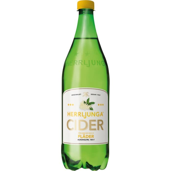 Herrljunga Cider Fläder Alkoholfri 1L