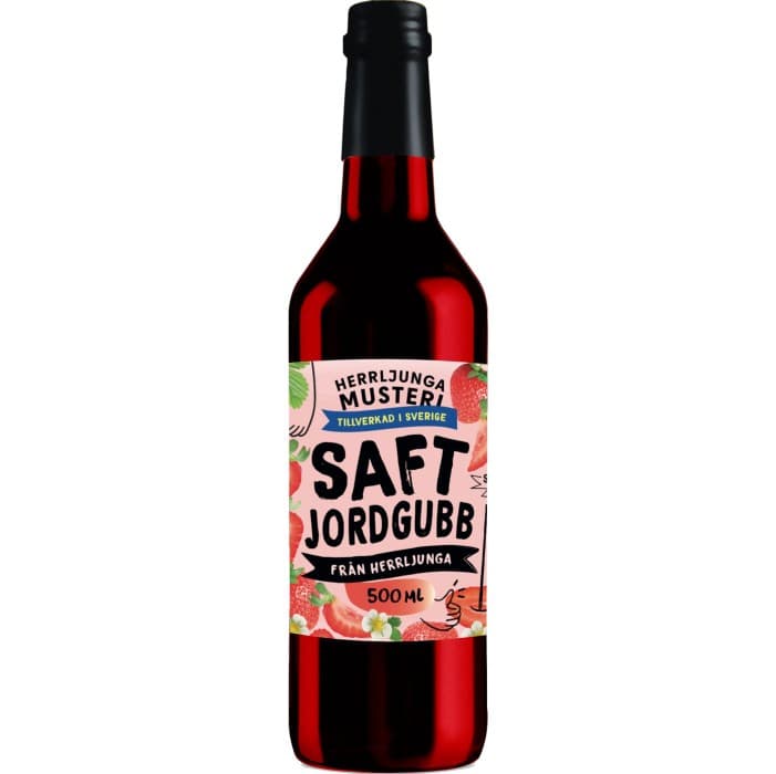 Herrljunga Musteri Jordgubbssaft 500ml