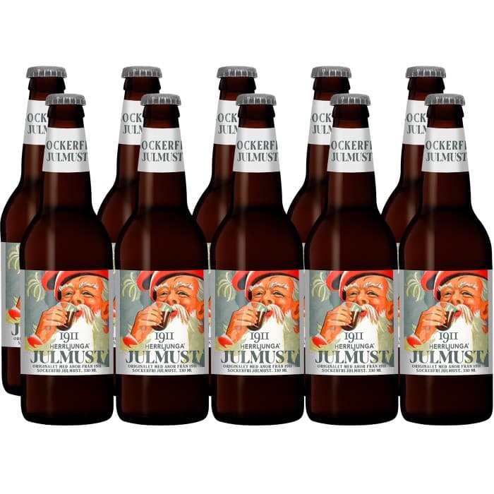 Herrljunga Julmust utan tillsatt Socker 24x33cl