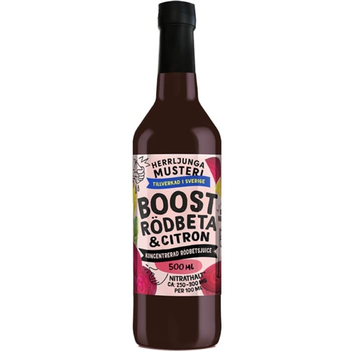 Herrljunga Musteri Boost Rödbeta & Citron 50cl – från Herrljunga Musteri – 49 kr – hos Delitea