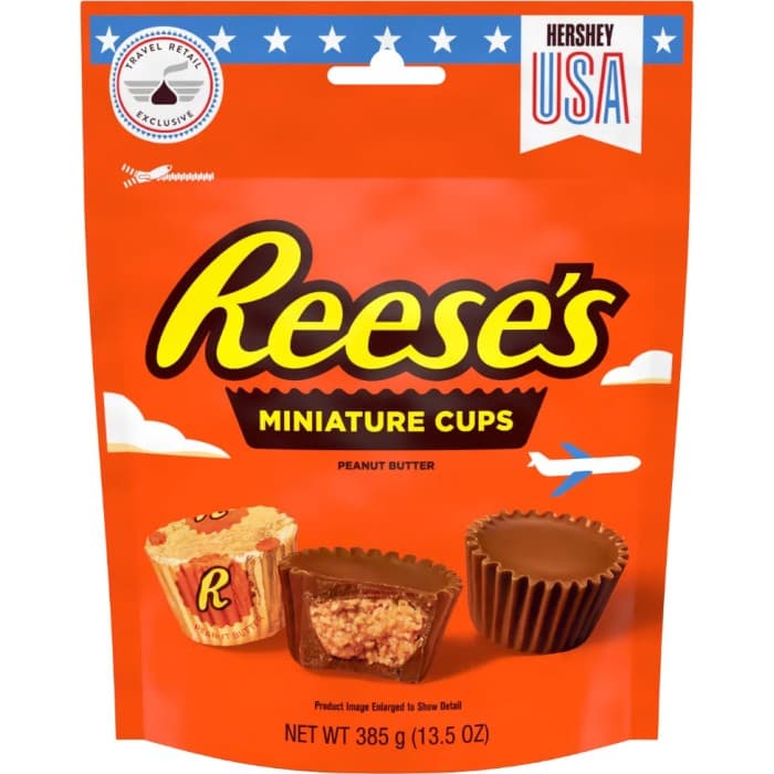 Hershey"s Reese"s Peanut Butter Miniature Cups Bag 385g från Reese"s	120	034000445097		{custom_label_0#0}{condition#new} – köp hos Delitea