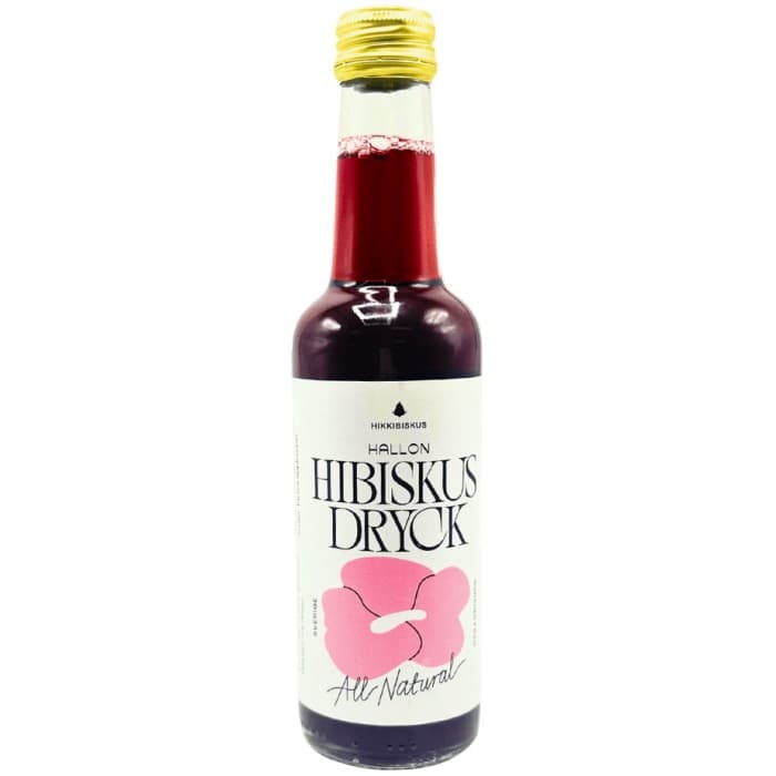 Hikkibiskus Hibiskusdryck Hallon 250ml – från Hikkibiskus – 45 kr – hos Delitea