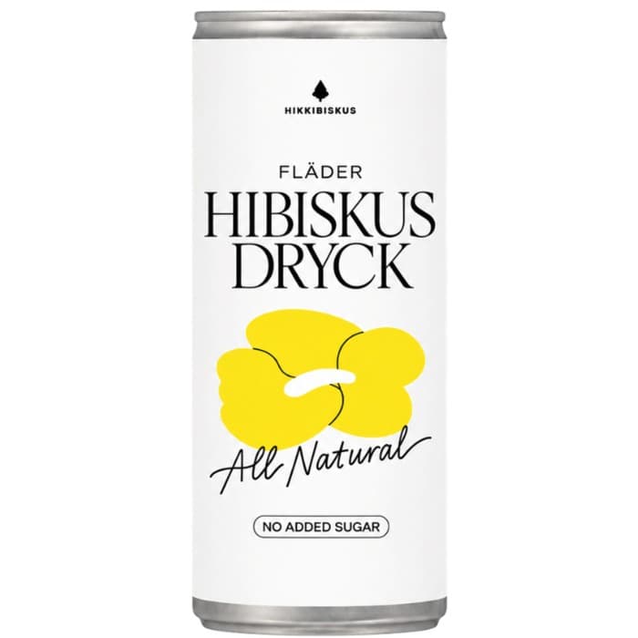 Hikkibiskus Sparkling Hibiskusdryck Fläder 33cl – från Hikkibiskus – 45 kr – hos Delitea