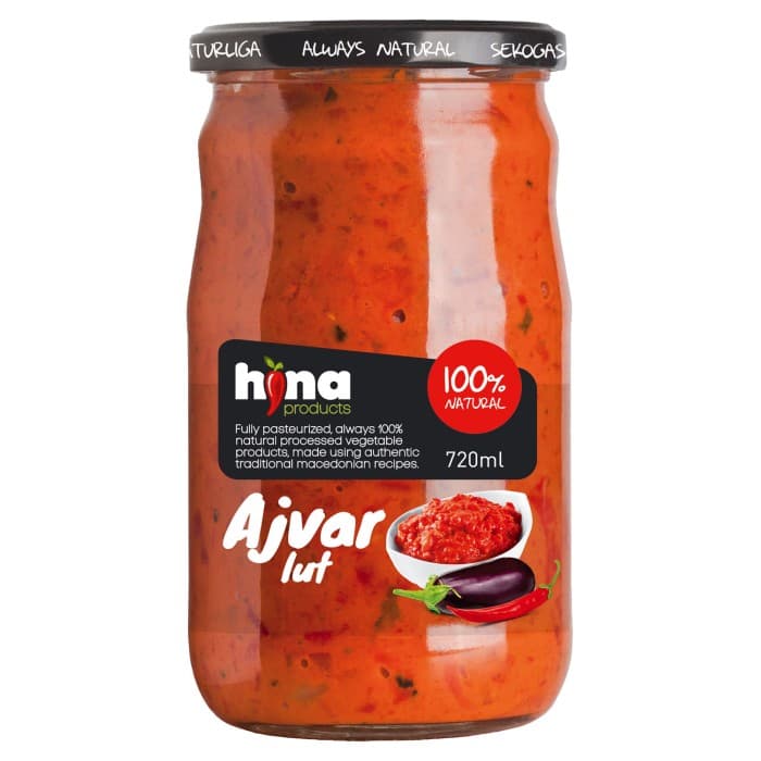 Hina Ajvar Stark 720ml – från Hina – 49 kr – hos Delitea