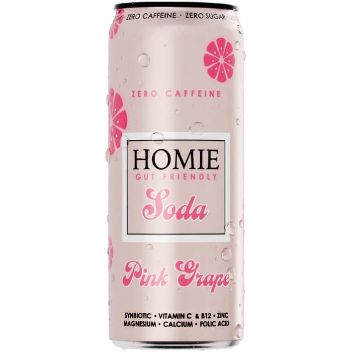 Homie Soda Pink Grapefruit 33cl – från Homie – 22 kr – hos Delitea