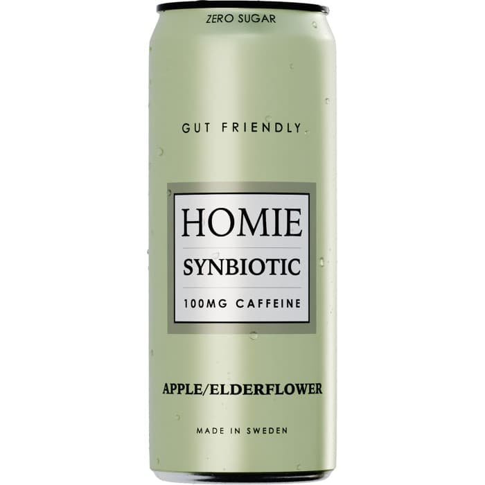 Homie Synbiotic Äpple & Fläder 33cl – från Homie – 21 kr – hos Delitea