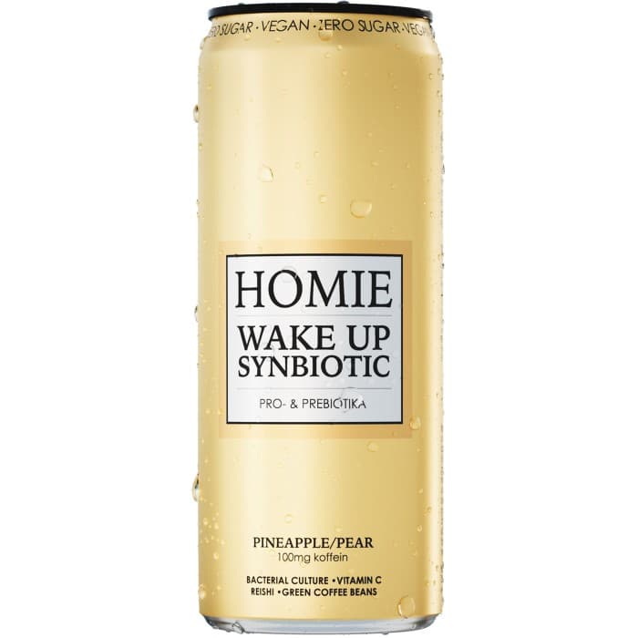 Homie Wake Up Synbiotic Pineapple/Pear 33cl