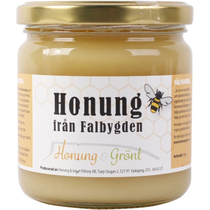 Honung & Grönt Svensk Honung från Falbygden 500g från Honung & Grönt – köp hos Delitea