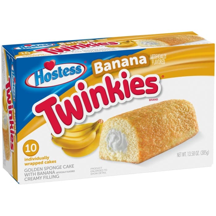 Hostess Banana Twinkies 10-pack 385g från Hostess – köp hos Delitea