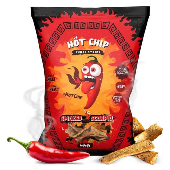 Hot Chip Strips Smoked Scorpio 80g – från Hot Chip – 55 kr – hos Delitea