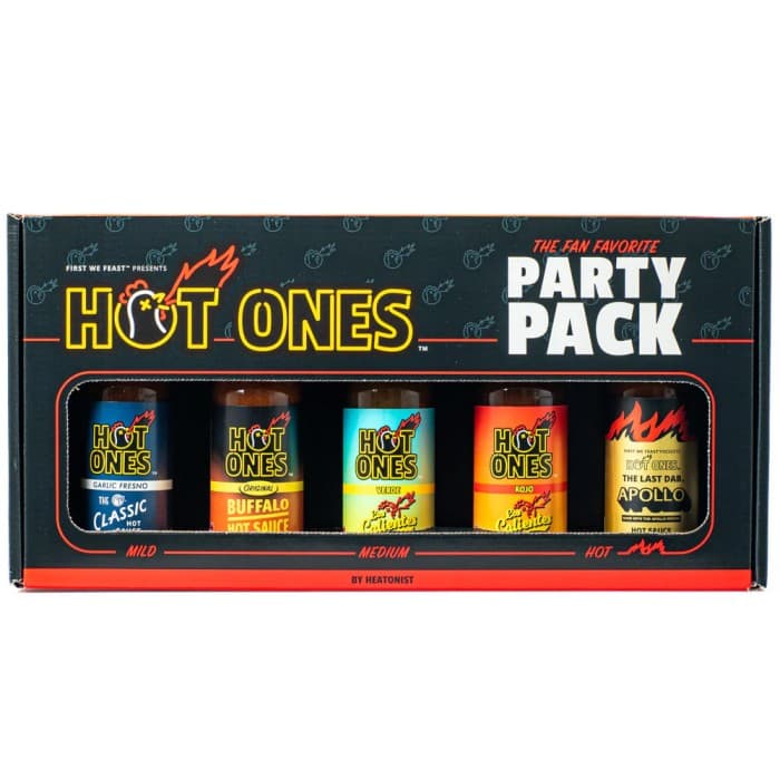 Hot Ones The Fan Favourite Party Pack 5x148ml från Hot Ones – köp hos Delitea