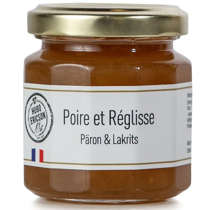 Hugo Ericson Ost Marmelad med Päron & Lakrits 125g