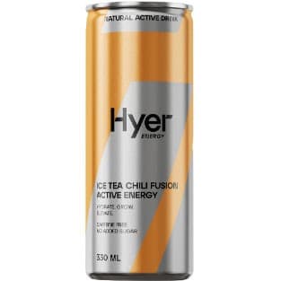 Hyer Energy Ice Tea Chili Fusion 330ml – från Hyer Energy – 20 kr – hos Delitea