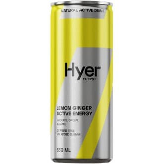 Hyer Energy Lemon Ginger 330ml – från Hyer Energy – 20 kr – hos Delitea