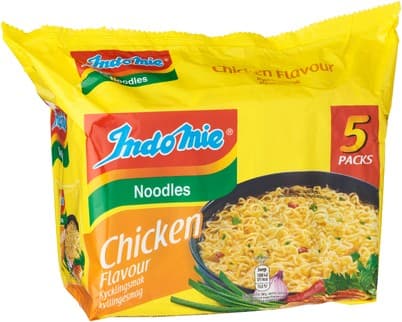 Indomie Noodles Chicken Flavour 5x70g – från Indomie – 27 kr – hos Delitea