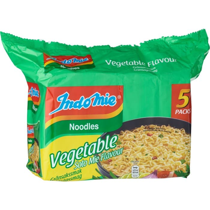 Indomie Noodles Vegetable Flavour 5x75g