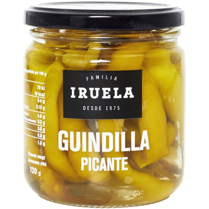 Iruela Guindillas Grön Chili 365g – från Iruela – 43 kr – hos Delitea