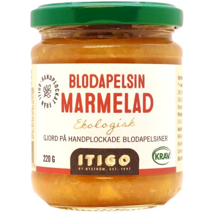 Itigo Blodapelsinmarmelad 220g från Itigo – köp hos Delitea