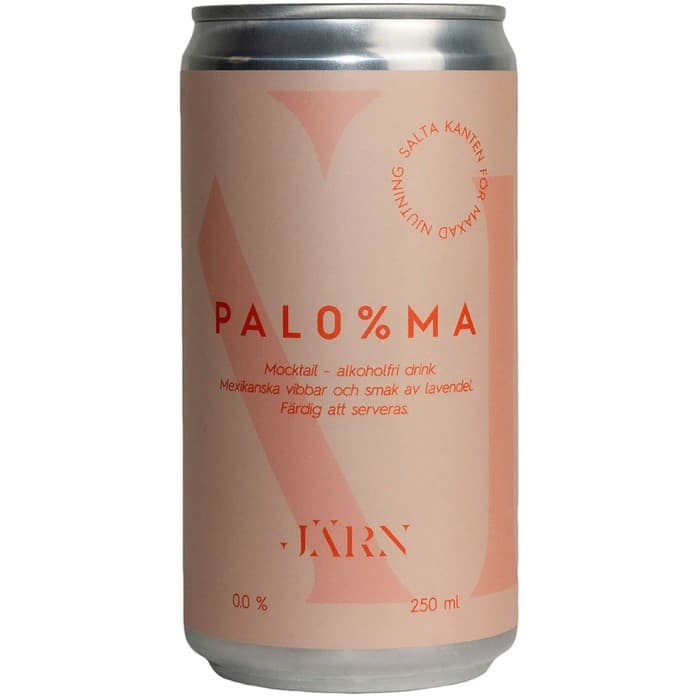 JÄRN Paloma Ready to Drink Mocktail Alkoholfri 250ml