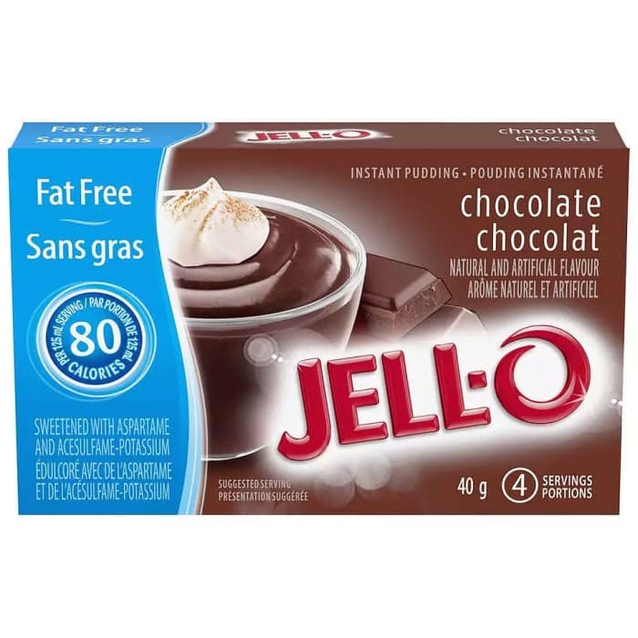 Jell-O Instant Chocolate Pudding Fat Free 40g