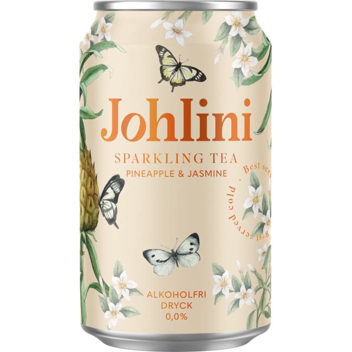 Johlini Sparkling Tea Ananas & Jasmin 33cl från Johlini – köp hos Delitea