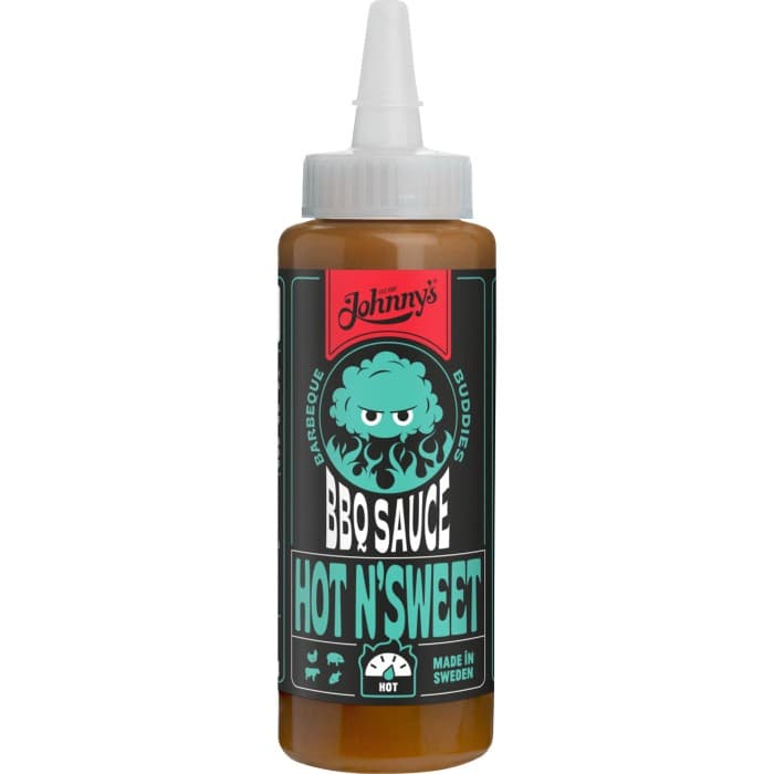 Johnny"s Barbeque Buddies Hot N" Sweet BBQ Sauce 310g