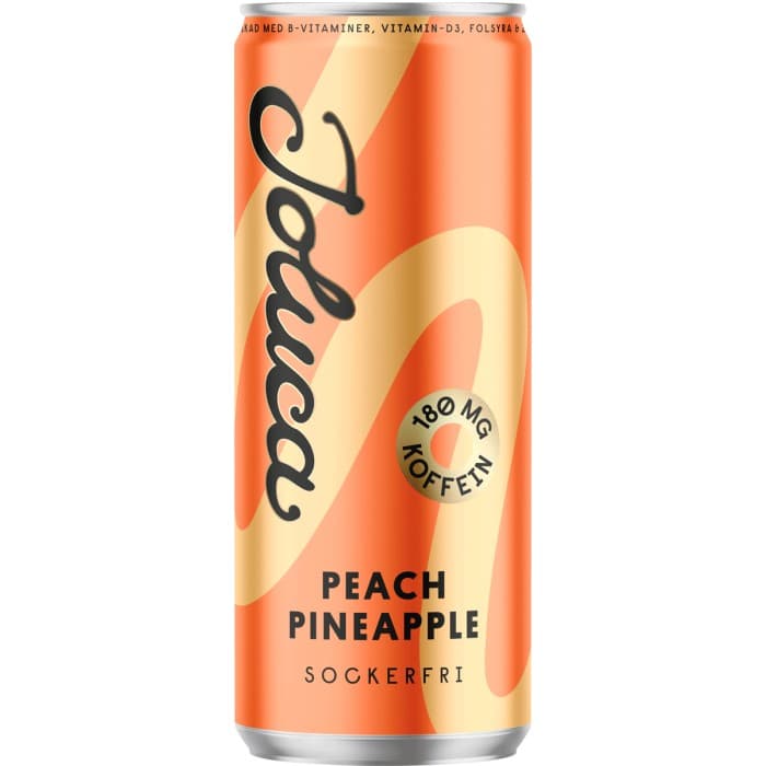Joluca Energidryck Peach Pineapple Sockerfri 330ml – från Joluca – 22 kr – hos Delitea