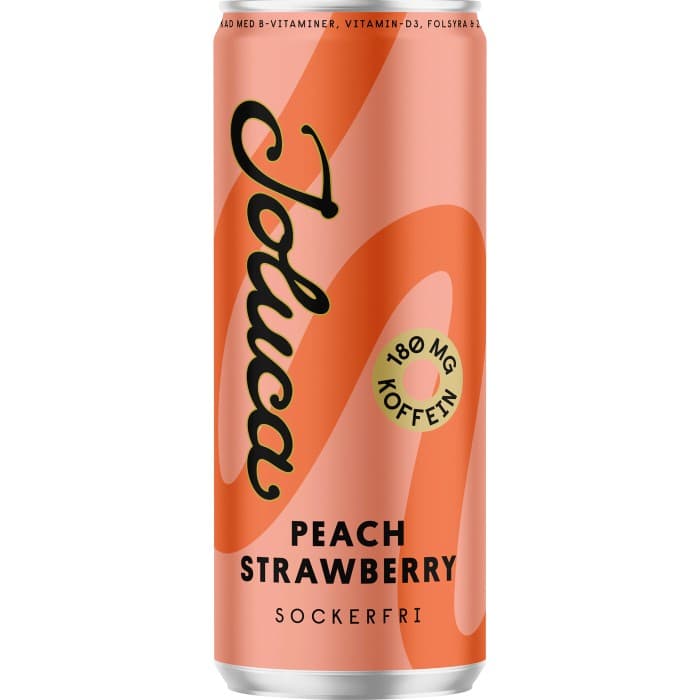 Joluca Peach Strawberry Energidryck 33cl