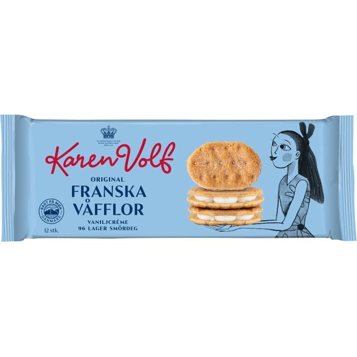 Karen Volf Franska Våfflor Vanilj 160g från Karen Volf – köp hos Delitea