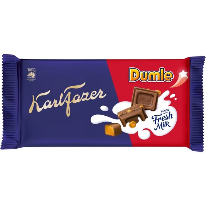 Karl Fazer Dumle 145g – från Fazer – 35 kr – hos Delitea