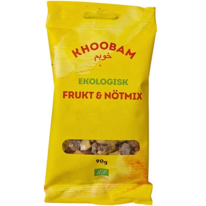 Khoobam Frukt & Nötmix Eko 90g – från Khoobam – 27 kr – hos Delitea