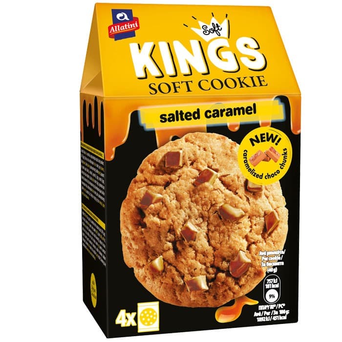 Kings Soft Cookies Salted Caramel 160g – från Kings Soft Cookies – 24 kr – hos Delitea