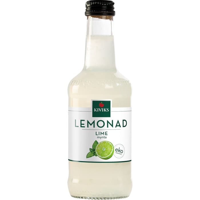 Kiviks Lemonad Lime & Mynta Glasflaska 27,5cl