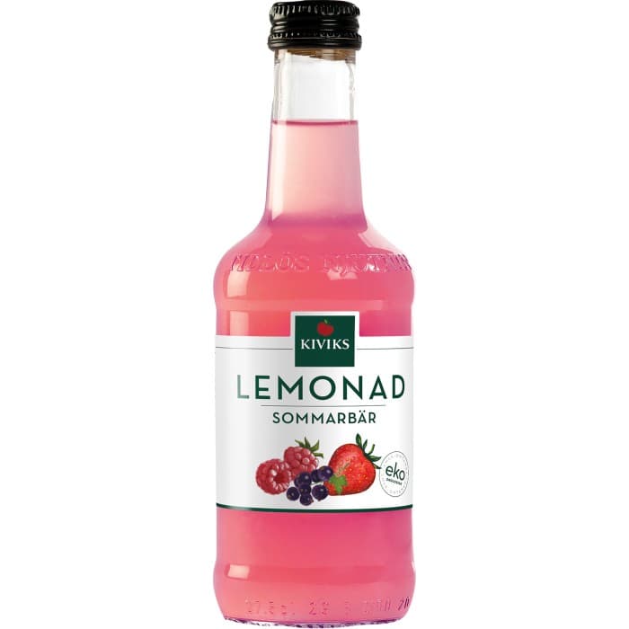 Kiviks Lemonad Sommarbär Glas 27,5cl