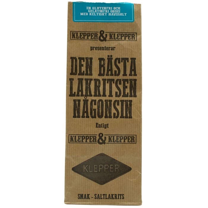 Klepper & Klepper Saltlakrits 200g