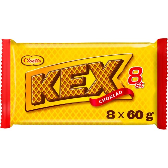 Cloetta Kexchoklad 8x60g