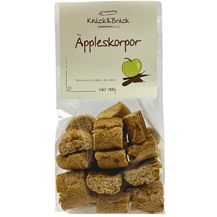 Knäck & Bräck Äppelskorpor 180g – från Knäck & Bräck – 65 kr – hos Delitea