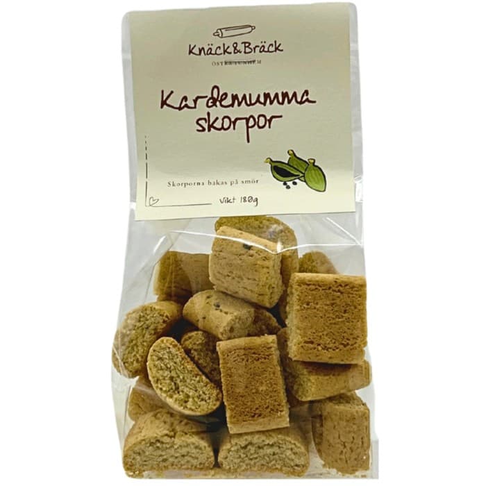 Knäck & Bräck Kardemummaskorpor 180g – från Knäck & Bräck – 65 kr – hos Delitea