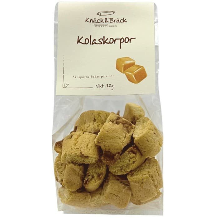 Knäck & Bräck Kolaskorpor 180g – från Knäck & Bräck – 65 kr – hos Delitea