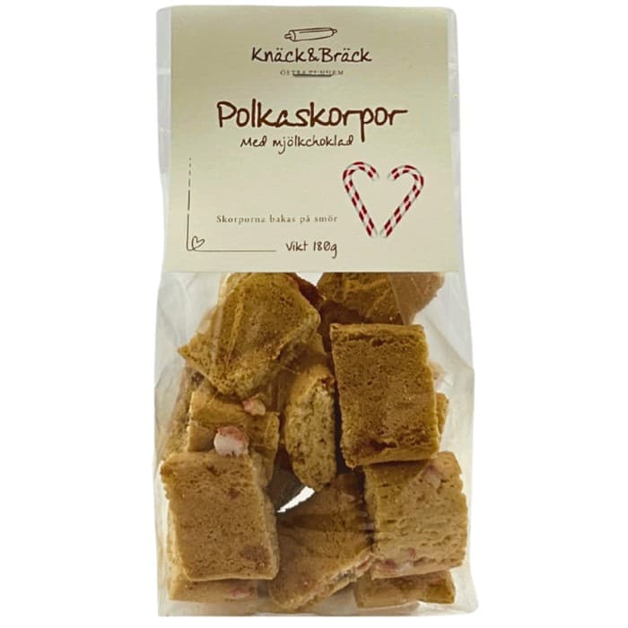 Knäck & Bräck Polkaskorpor 180g – från Knäck & Bräck – 65 kr – hos Delitea